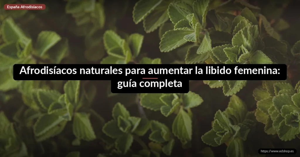 Afrodisíacos naturales para aumentar la libido femenina: guía completa