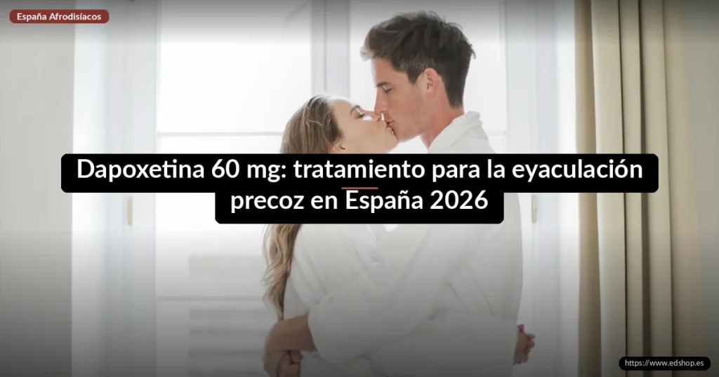Dapoxetina 60 mg: tratamiento para la eyaculación precoz en España 2026 2 Dapoxetina 60 mg: tratamiento para la eyaculación precoz en España 2026