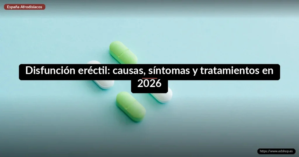 Disfunción eréctil: causas, síntomas y tratamientos en 2026 2 Disfunción eréctil: causas, síntomas y tratamientos en 2026
