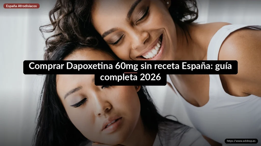 Comprar Dapoxetina 60mg sin receta España: guía completa 2026 5 Comprar Dapoxetina 60mg sin receta España: guía completa 2026
