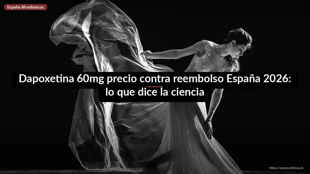 Dapoxetina 60mg precio contra reembolso España 2026: lo que dice la ciencia