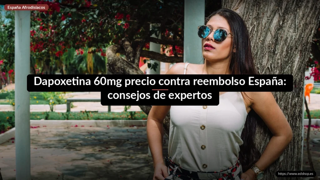 Dapoxetina 60mg precio contra reembolso España: consejos de expertos