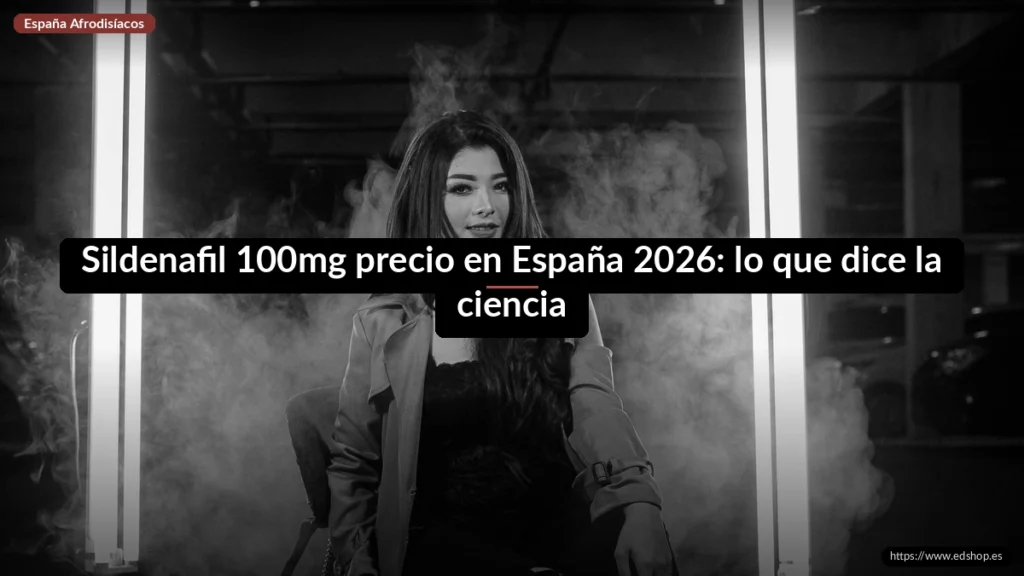 Sildenafil 100mg precio en España 2026: lo que dice la ciencia